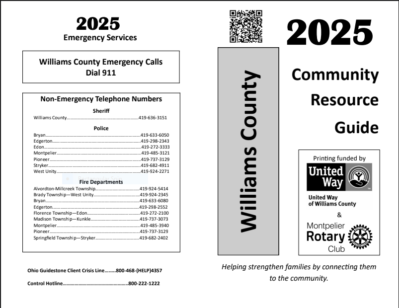 Williams County Resouce Guide