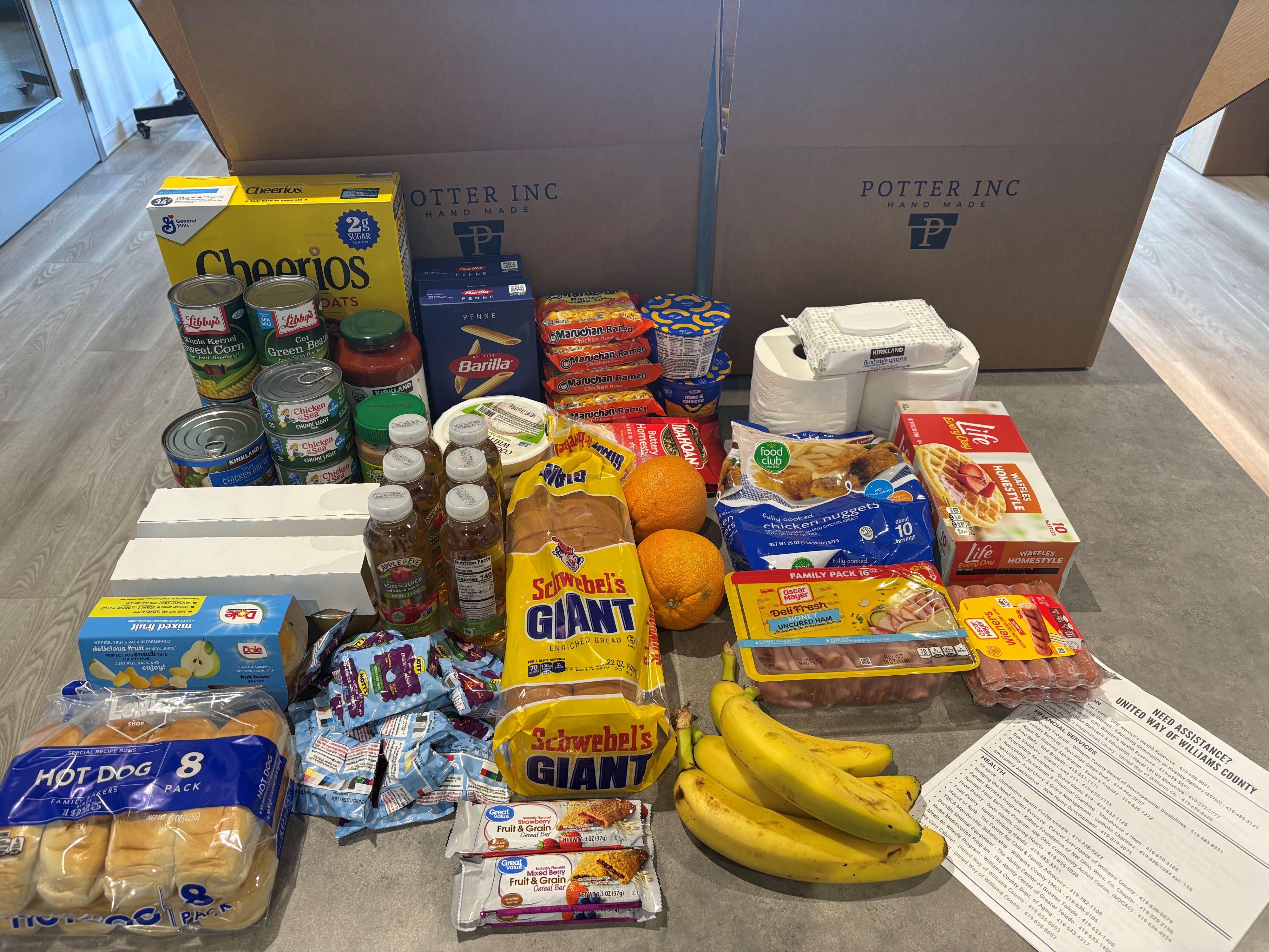 Food assortment of Safe Foods for Specials Needs Kids