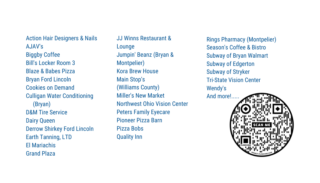 We Care Discount Card Listing
